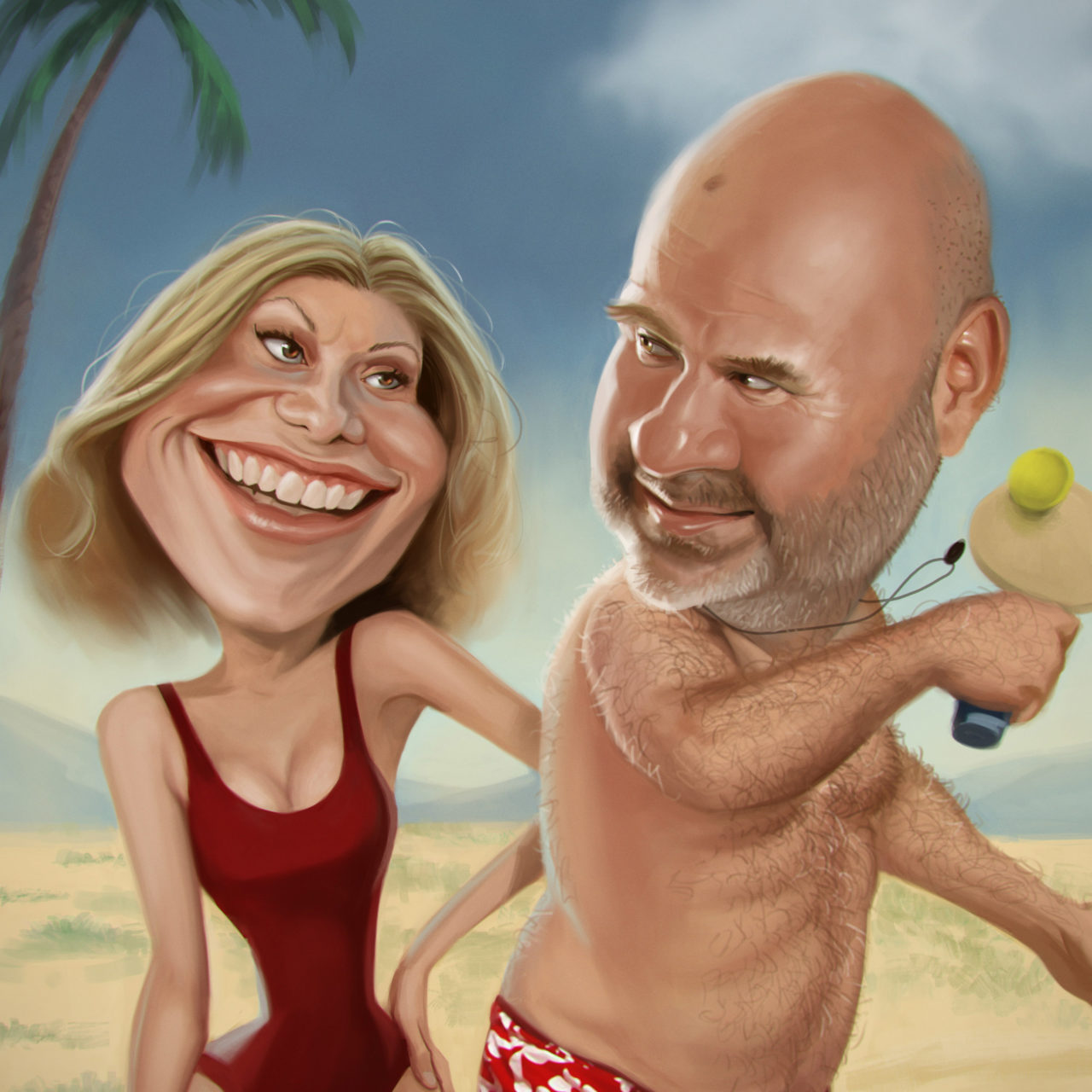 Couple Caricature