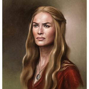 Cersei Lannister portrait from Game of Thrones