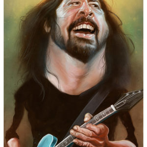 Dave Grohl caricature