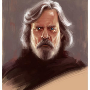 Luke Skywalker portrait