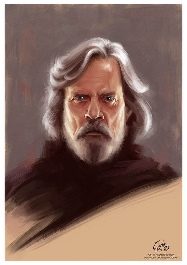 Luke Skywalker portrait