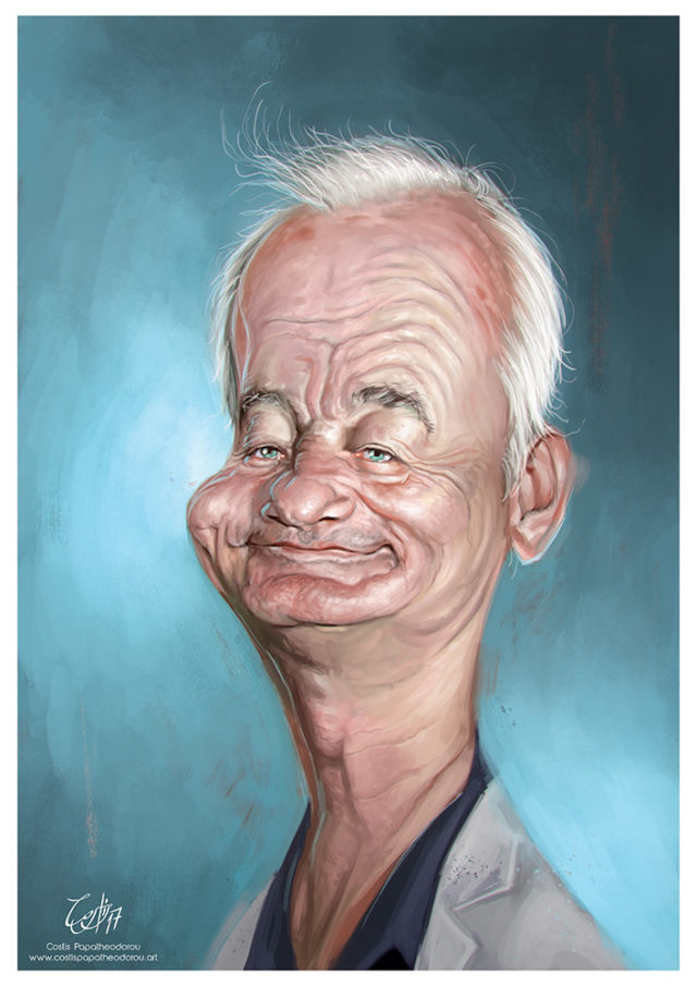Bill Murray caricature