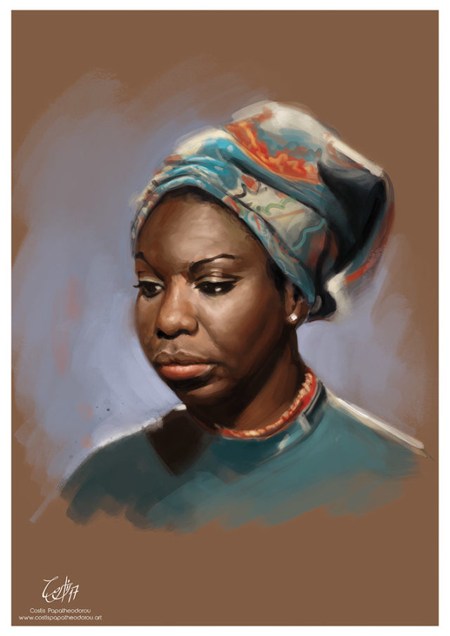 Nina Simone portrait